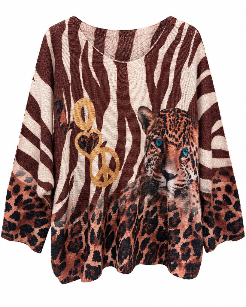 Top Long Sleeves Leopard MORO