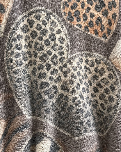 Top Long Sleeves Leopard TAUPE