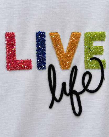 Tshirt LIVELLIFE WHITE