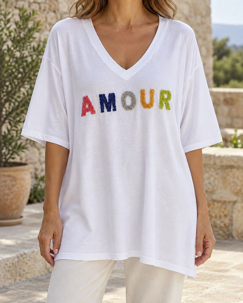 Tshirt AMOUR WHITE