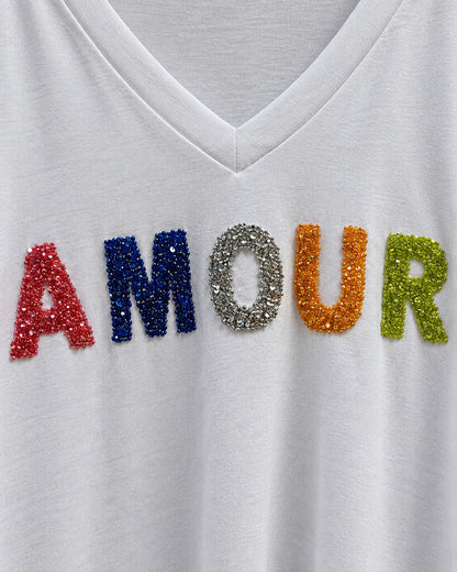Tshirt AMOUR WHITE