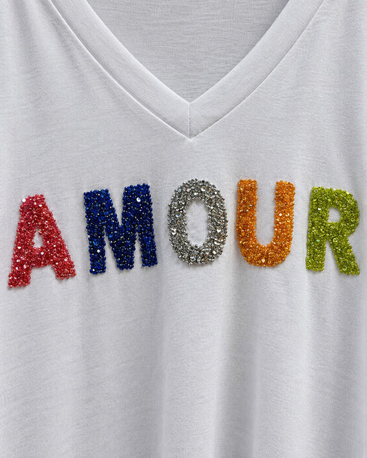 Tshirt AMOUR WHITE