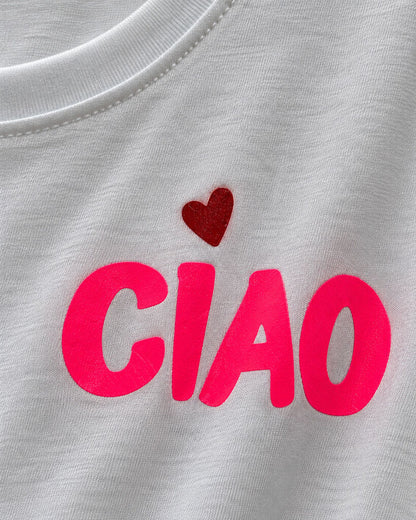 Tshirt CIAO FUXIA