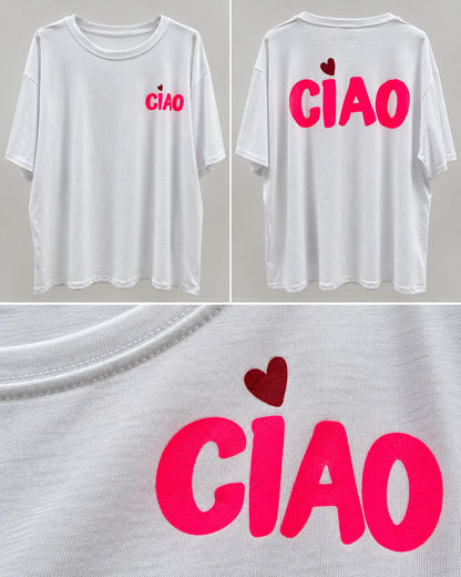Tshirt CIAO FUXIA