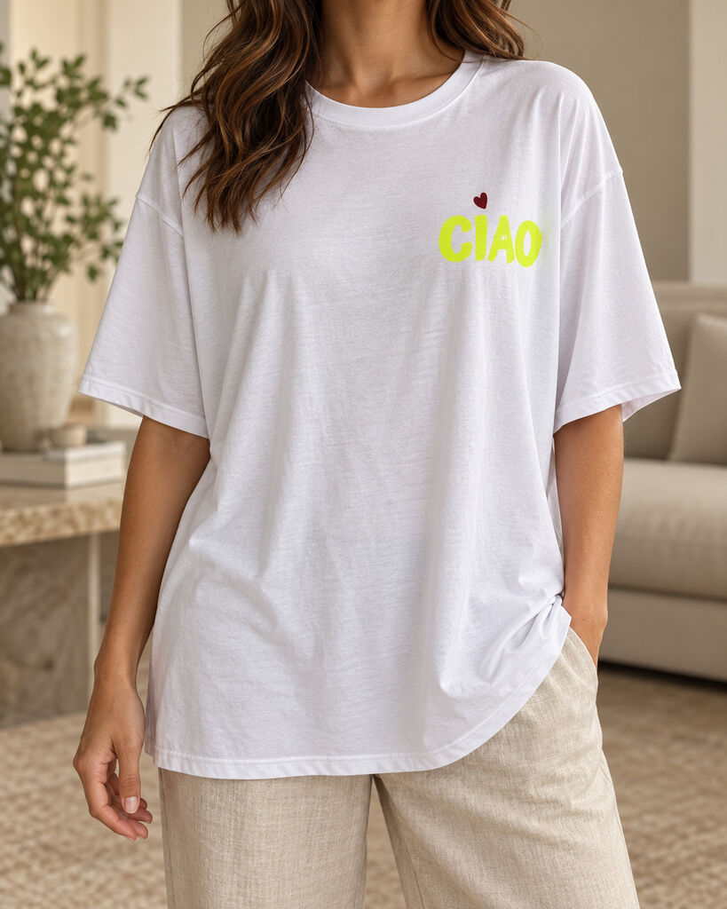 Tshirt CIAO YELLOW
