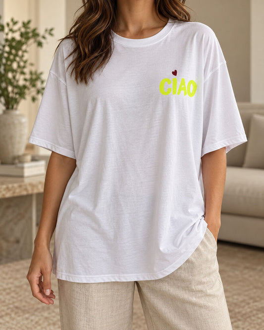 Tshirt CIAO YELLOW