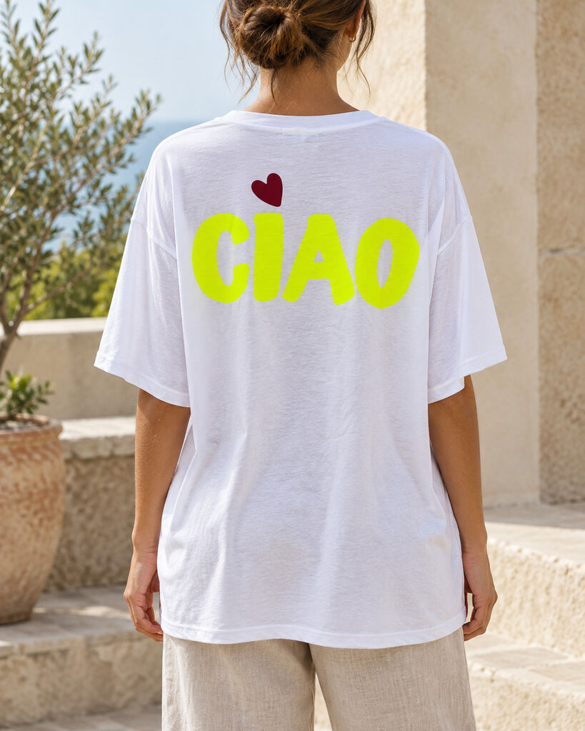 Tshirt CIAO YELLOW