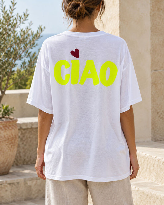 Tshirt CIAO YELLOW