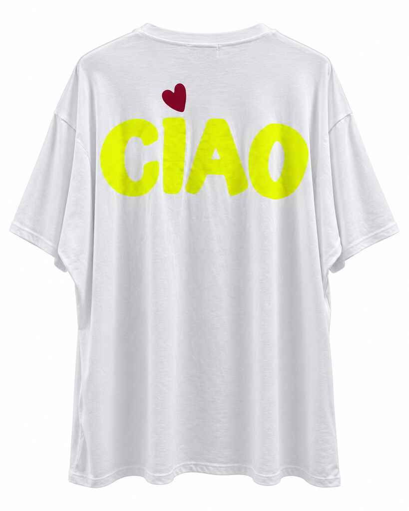 Tshirt CIAO YELLOW
