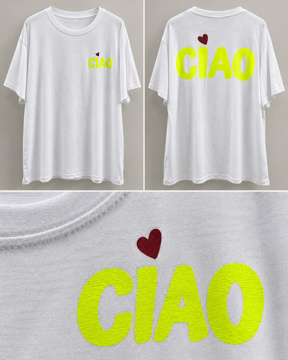 Tshirt CIAO YELLOW