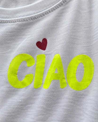 Tshirt CIAO YELLOW