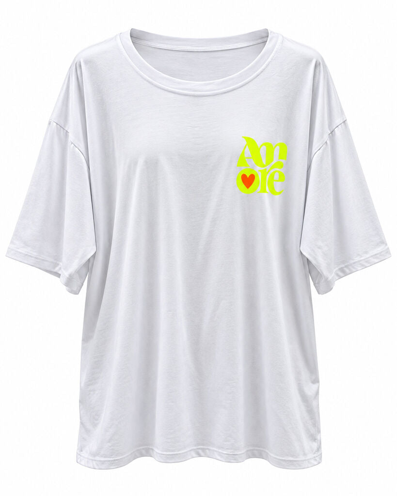 Tshirt AMORE YELLOW
