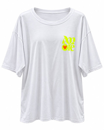 Tshirt AMORE YELLOW