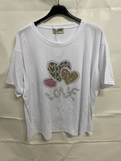 Tshirt LOVE WHITE