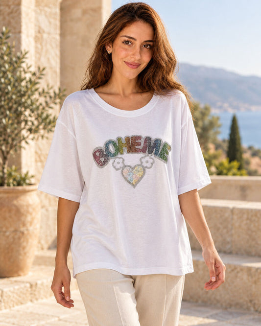 Tshirt BOHEME WHITE