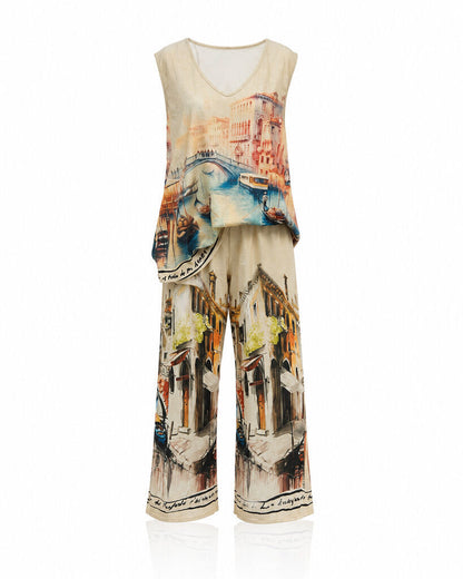 Pantalon - BEIGE