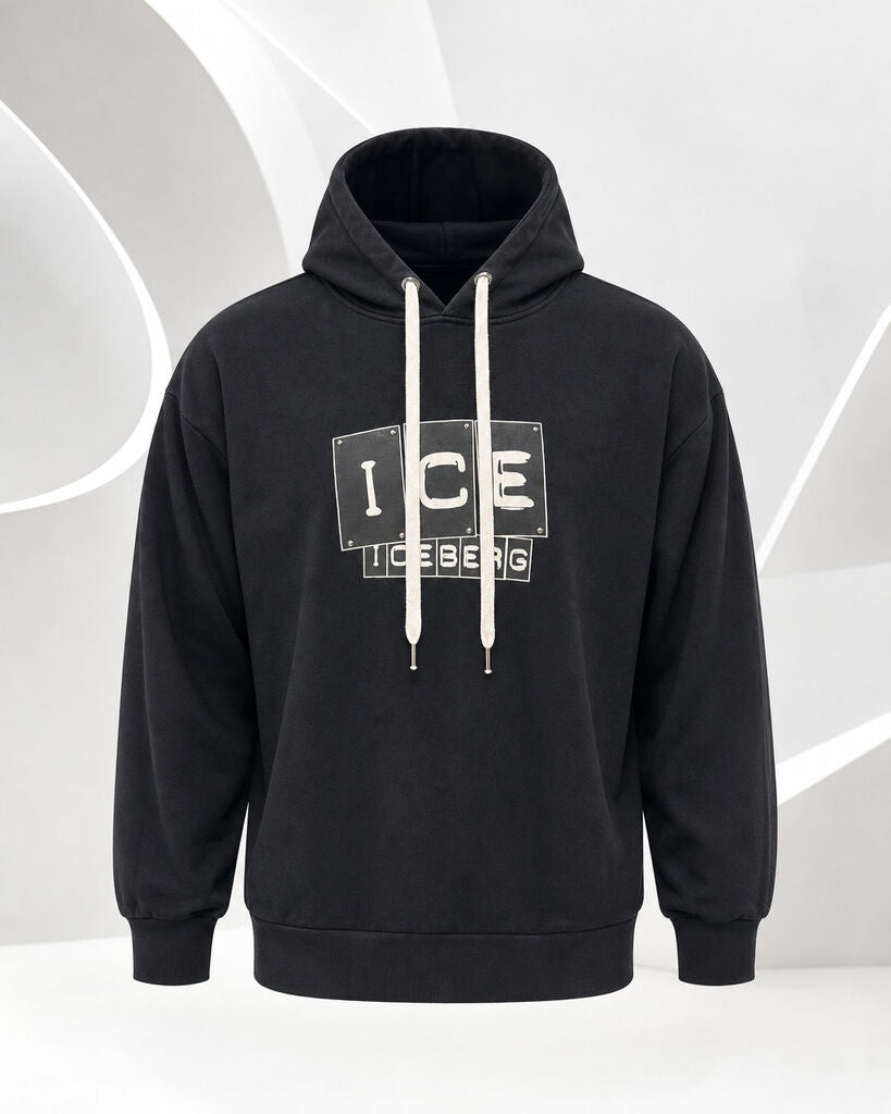 Hoodie Cotton BLACK