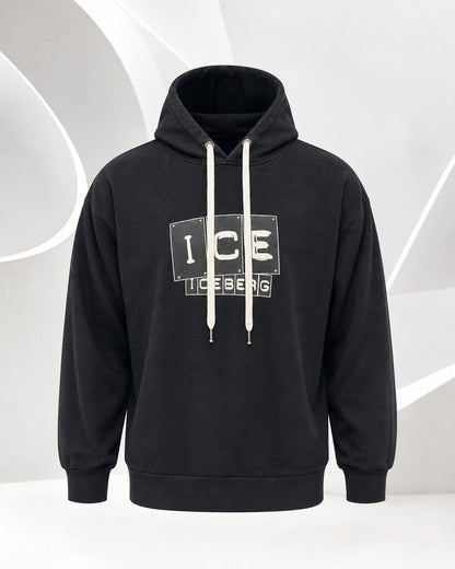 Hoodie Cotton BLACK