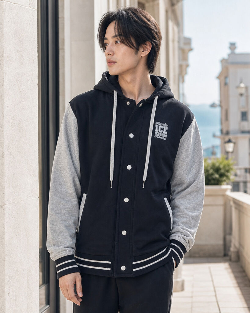 Hoodie Cotton BLACK