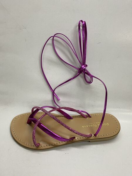 Sandal Lam/Stra FUXIA
