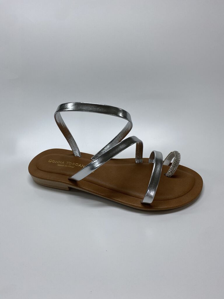 Sandal Laminato ARGENTO