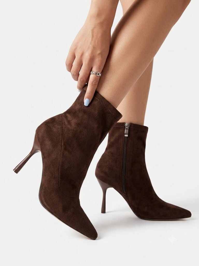 Ankle Boot Suede BROWN