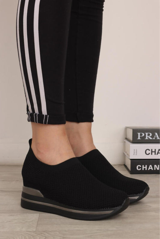 Slip on Sock BLACK