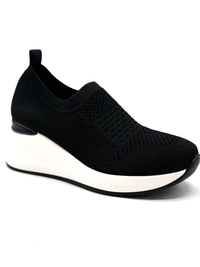 Slip on Sock/Mesh BWHITE