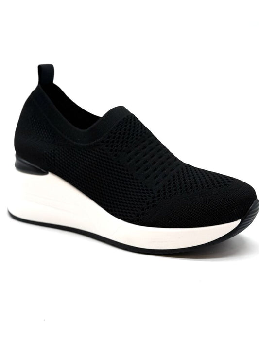 Slip on Sock/Mesh BWHITE