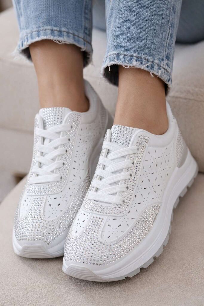 Slip on Sock/Mesh WHITE