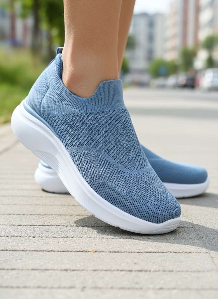 Slip on Sock/Mesh JEANS