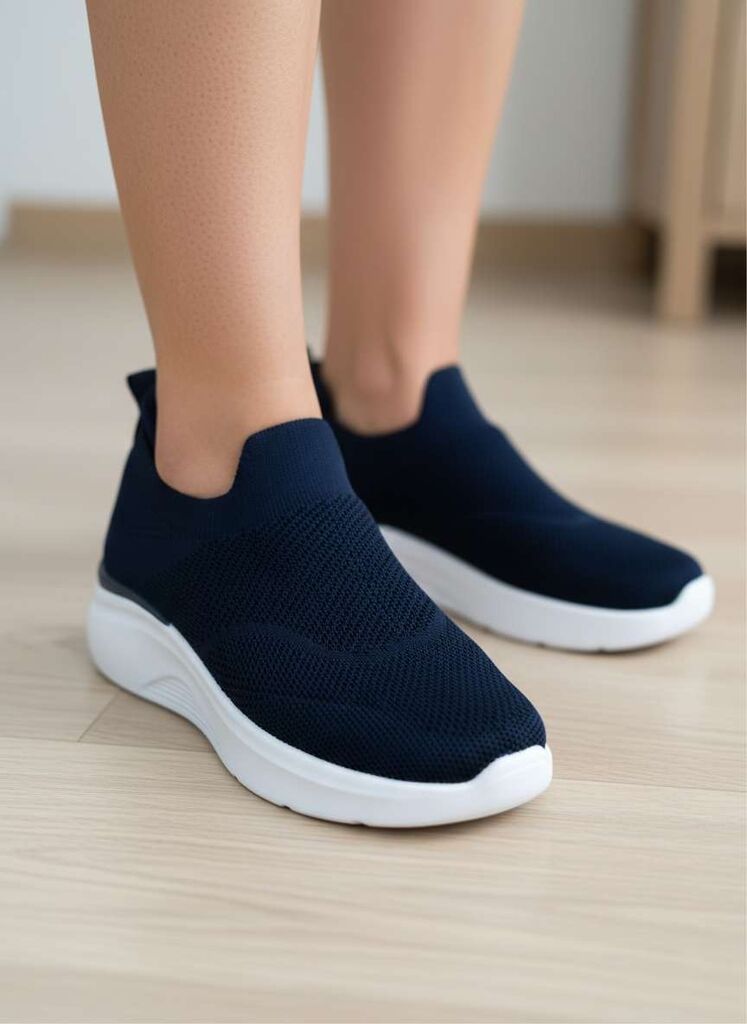 Slip on Sock/Mesh NAVY