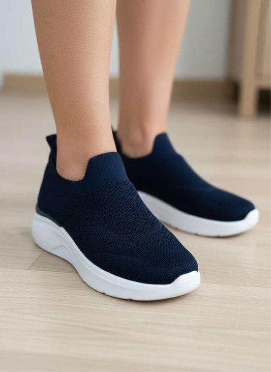 Slip on Sock/Mesh NAVY