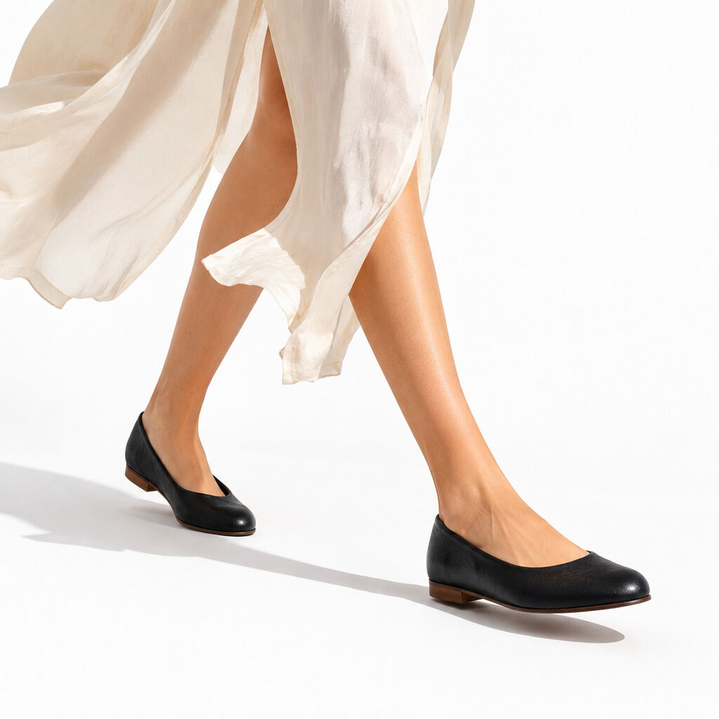 Ballerina Nappa BLACK