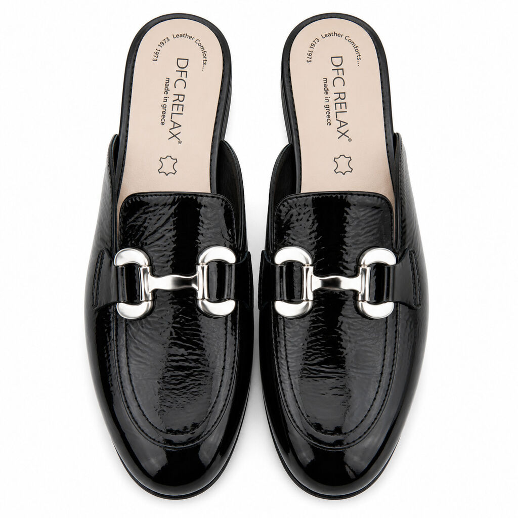 Mule Vernice BLACK