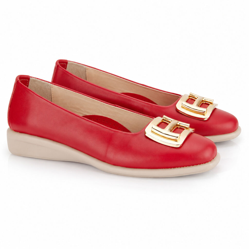 Ballerina Nappa ROSSO