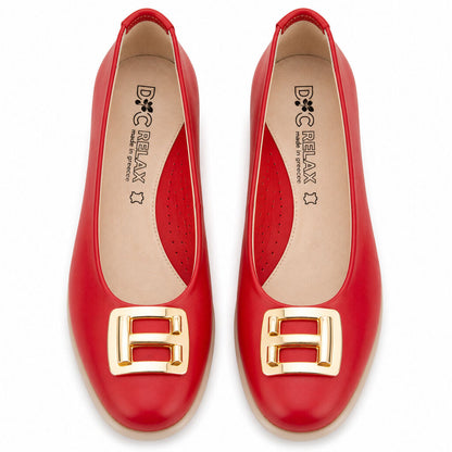 Ballerina Nappa ROSSO