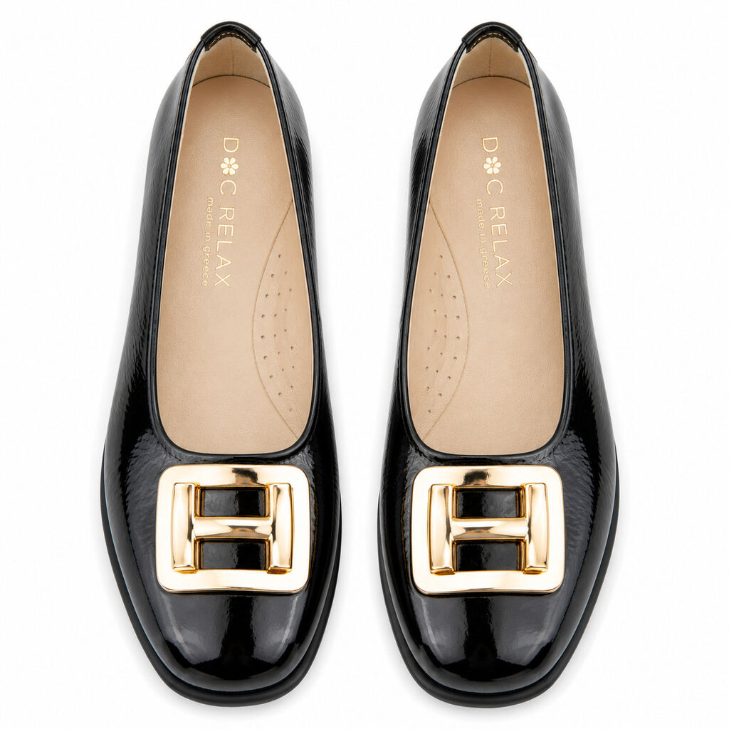 Ballerina Vernice BLACK