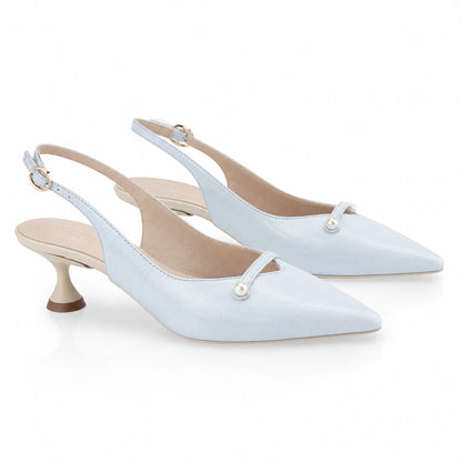 Sling-Back Vernice BABY BL