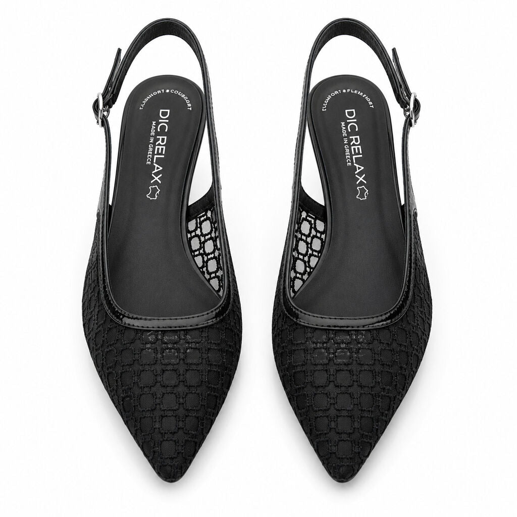 Sling-Back Mesh BLACK