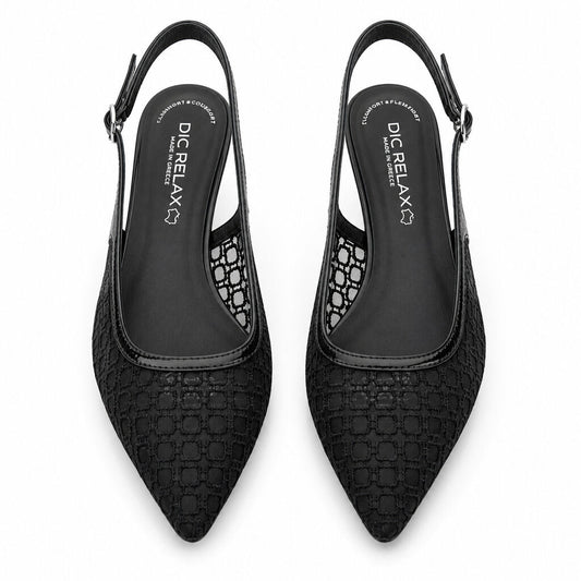 Sling-Back Mesh BLACK