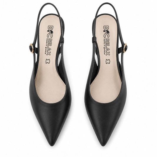 Ankle Strap Pump Nappa BLACK