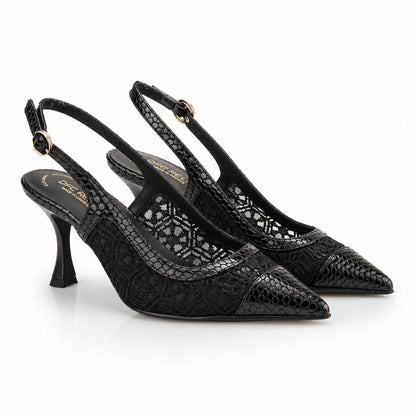 Sling-Back Mesh BLACK