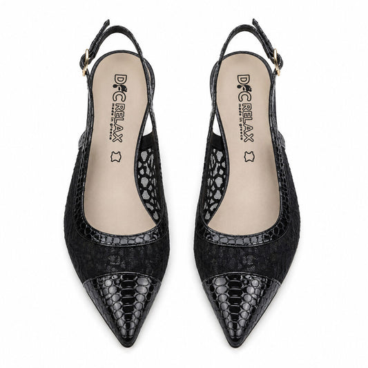 Sling-Back Mesh BLACK
