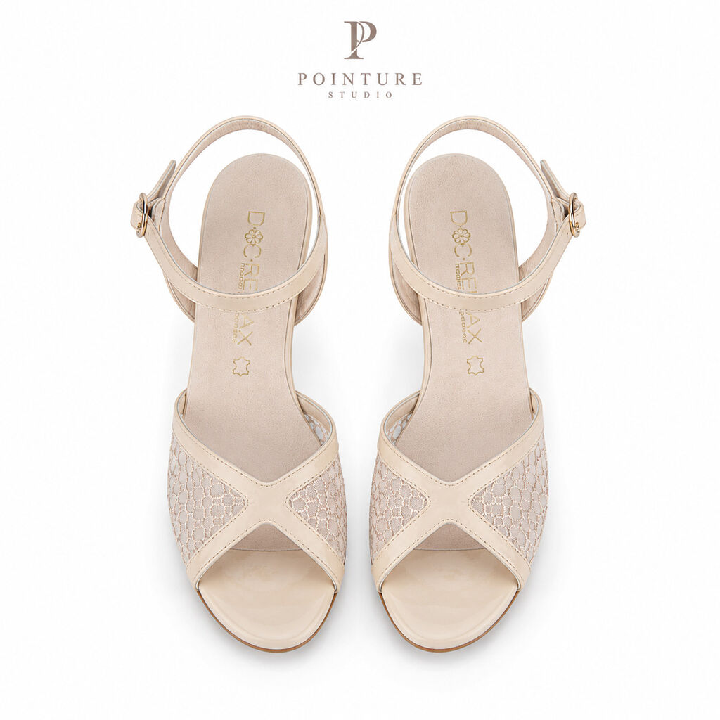 Sandal Lam/Mesh BEIGE