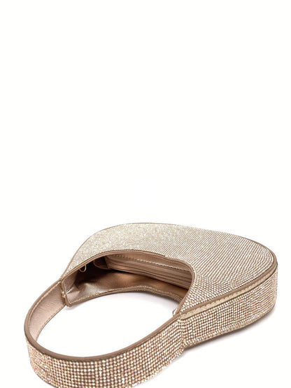 Elegant Rhinestone-Embellished Tote Bag