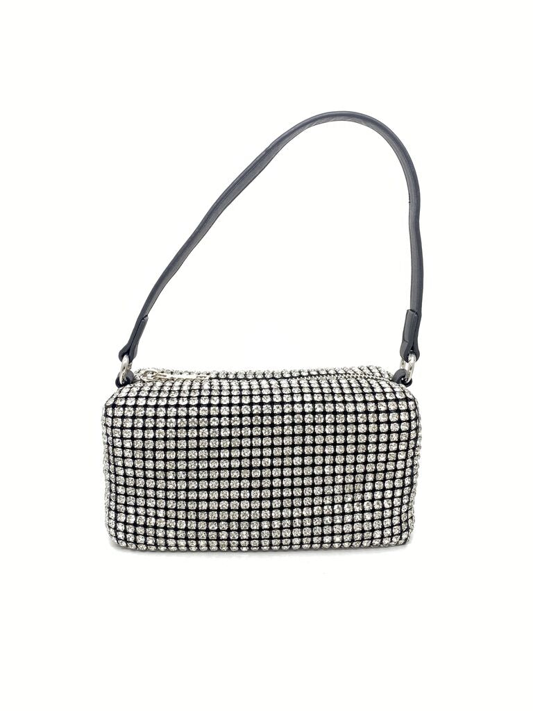 Sparkling Crystal Embellished Shoulder Bag