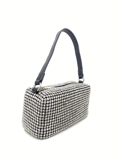 Sparkling Crystal Embellished Shoulder Bag