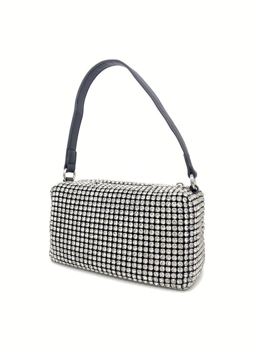 Sparkling Crystal Embellished Shoulder Bag
