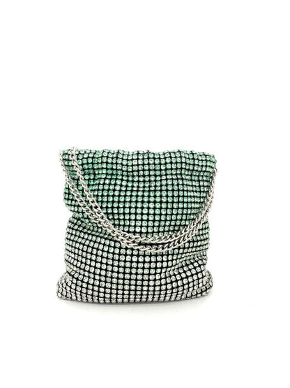 Clutch Strass GREEN